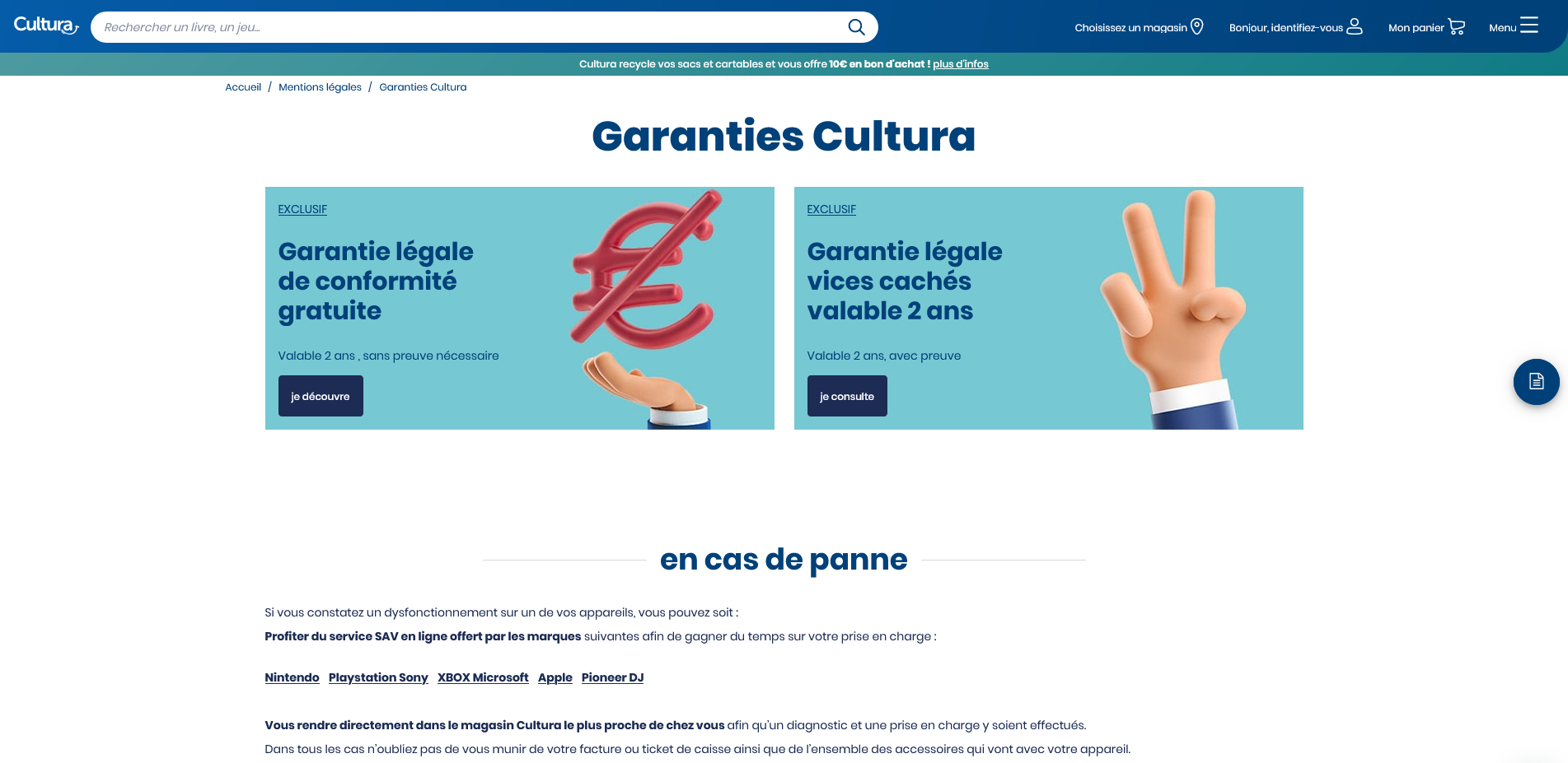 CGV garanties réassurance ecommerce éléments web site internet développement