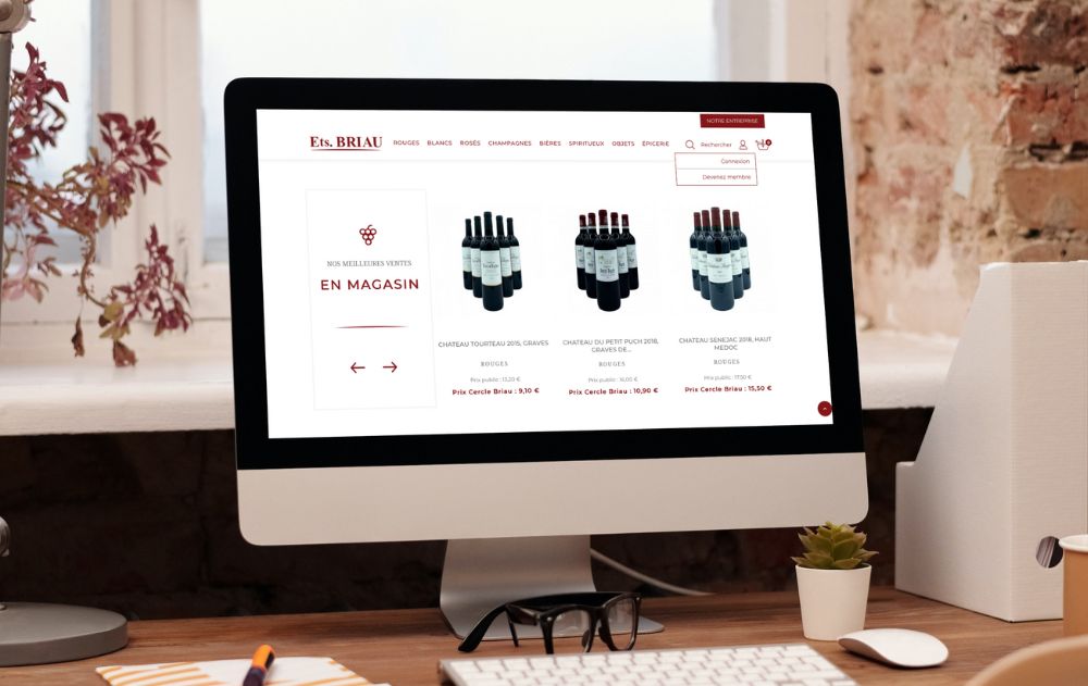 Créer site prestashop avec agence bordeaux definima vente vin en ligne