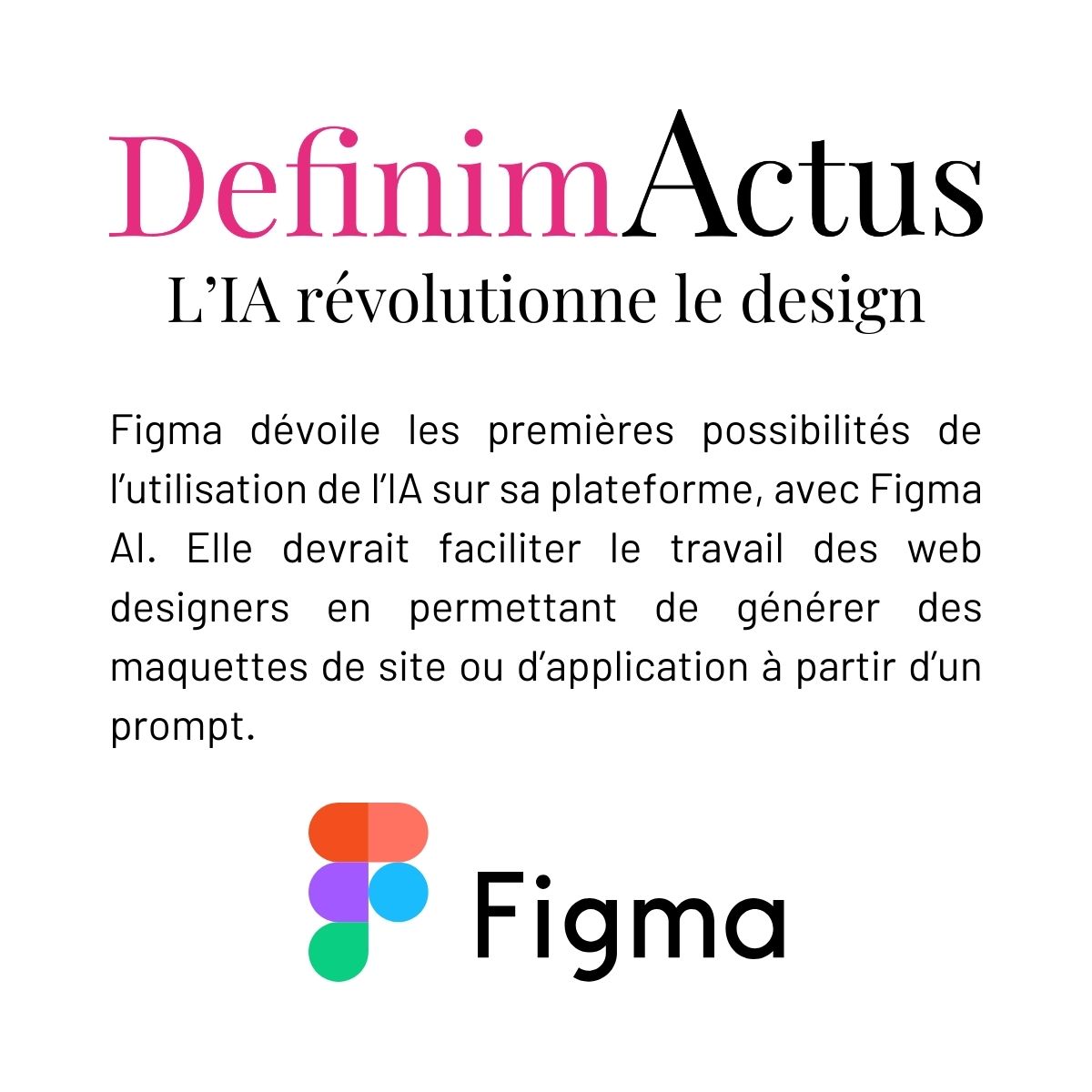 intelligence artificielle Figma web design