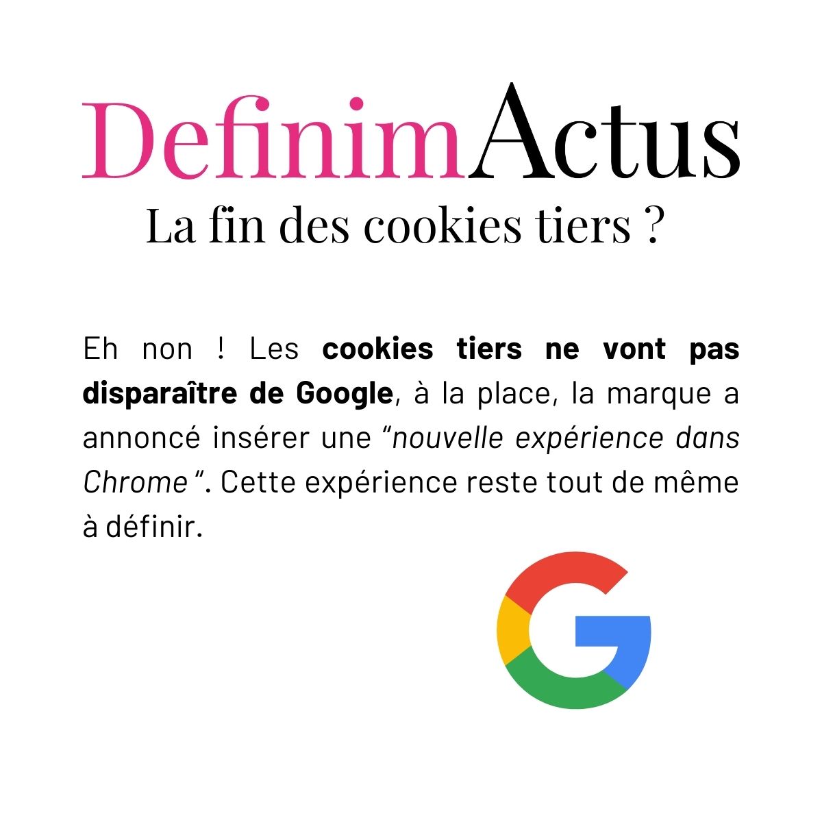 google abandon suppression cookies tiers seo sea référencement naturel payant actualités digitales