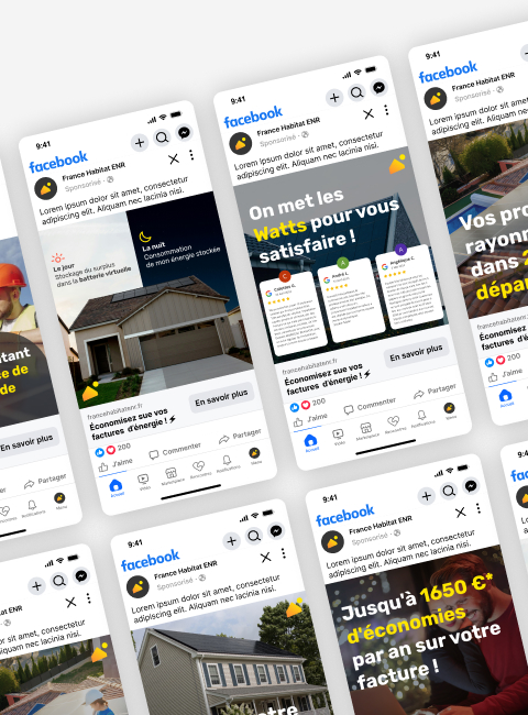 agence digitale webmarketing sma meta ads france habitat enr seo refonte grahique