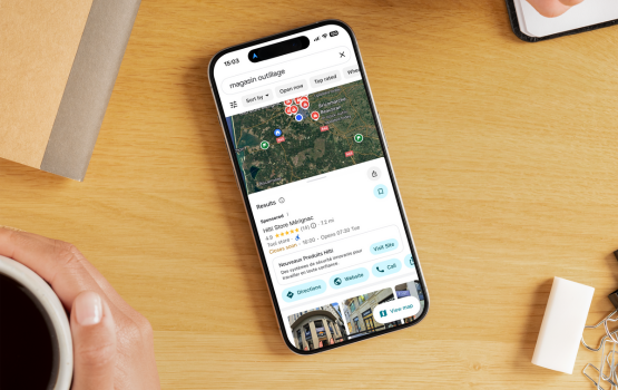 Drive-to-store web Definima site internet clientèle shop magasin déplacement influence Marketing