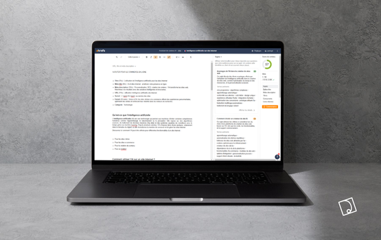 intelligence artificielle référencement naturel SEO création de contenu site vitrine site e-commerce