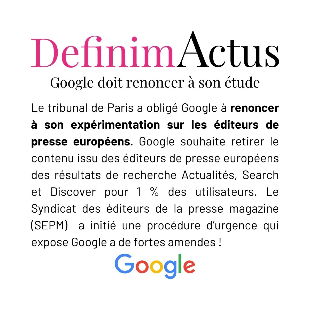 google justice française droits voisins éditeurs presse rémunération contentieux search discover actualités