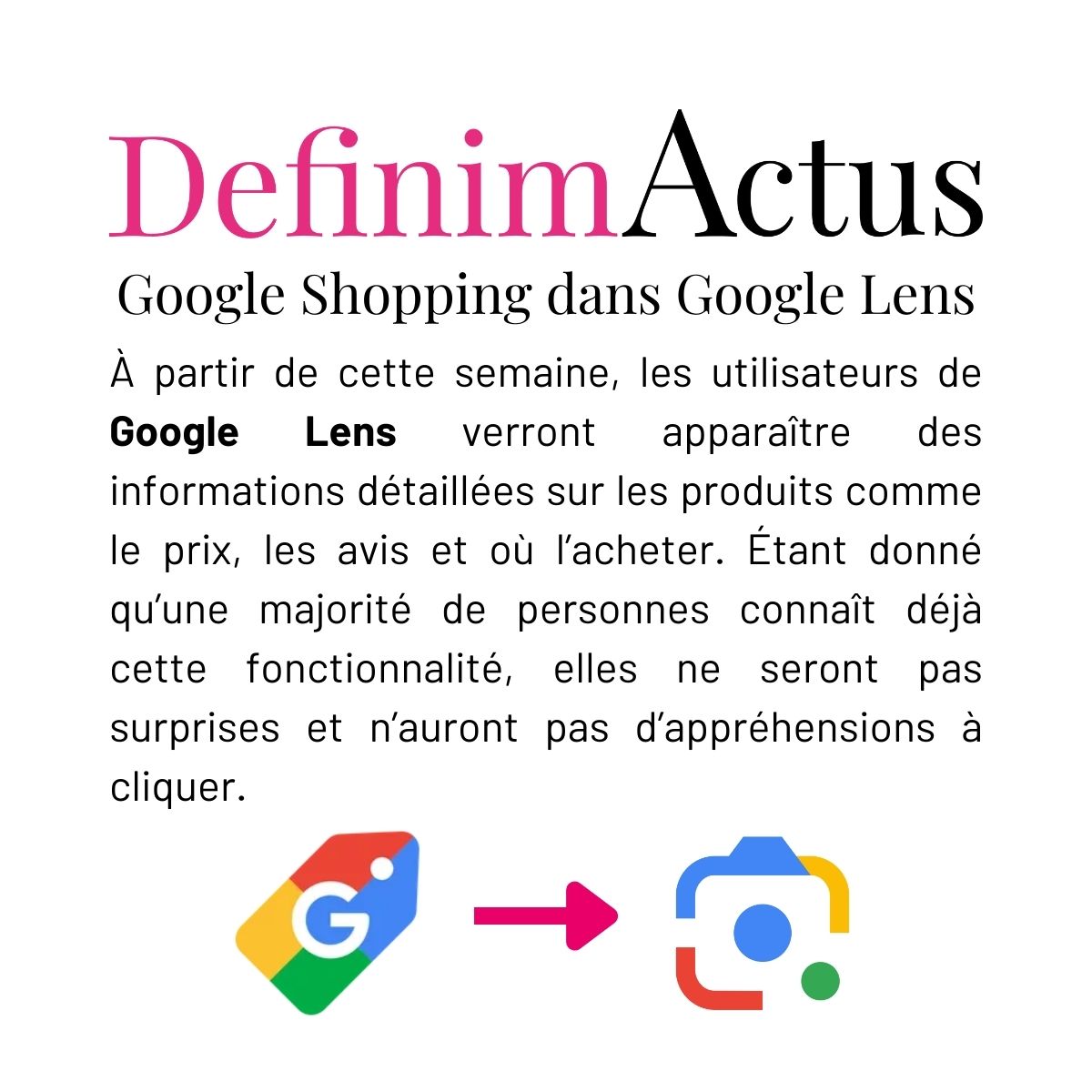 google lens shopping publicité visuelle e-commerce recherche image annonceurs conversion vente