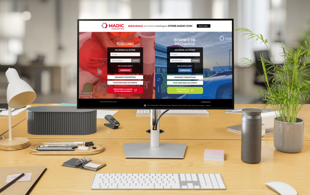 site e-commerce Prestashop développement web sur mesure Madic Group front office back office 