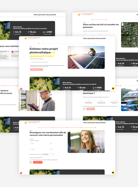 tunnel de conversion génération de lead site vitrine agence développement web bordeaux gironde
