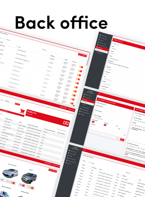 Back office mobile locaway Logiciel métier sur mesure développement web agence bordeaux mobile