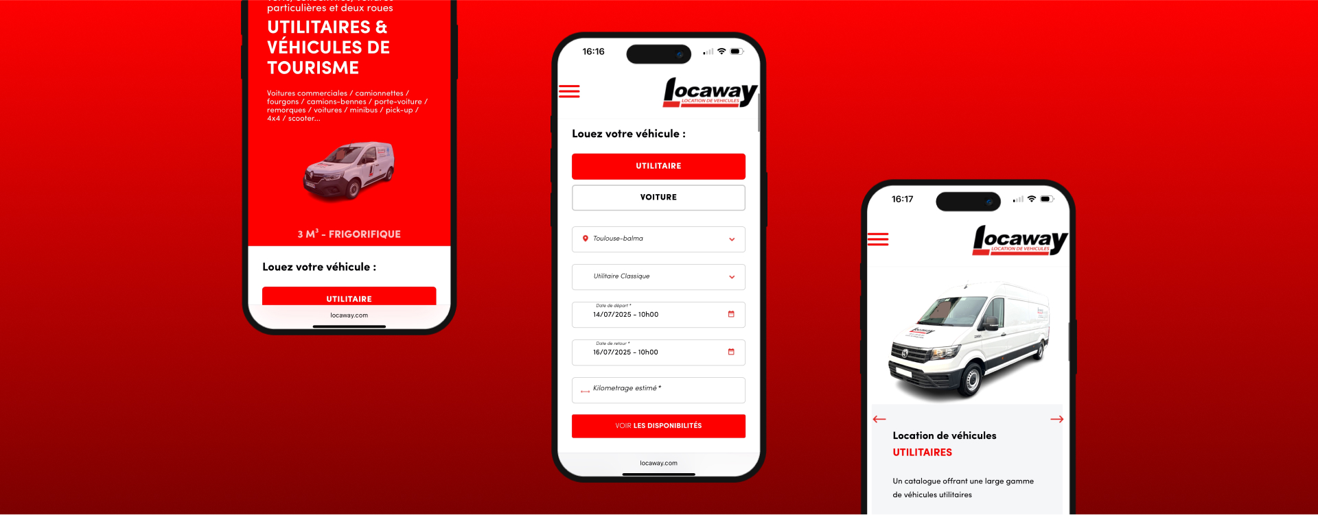 Front office Locaway Outil web sur mesure métier agence bordeaux