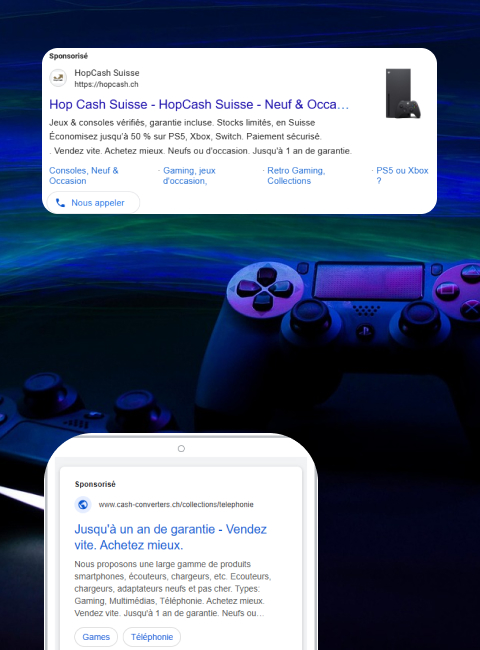 site ecommerce hopcash optimisation seo produit unique taxation suisse gestion livraison