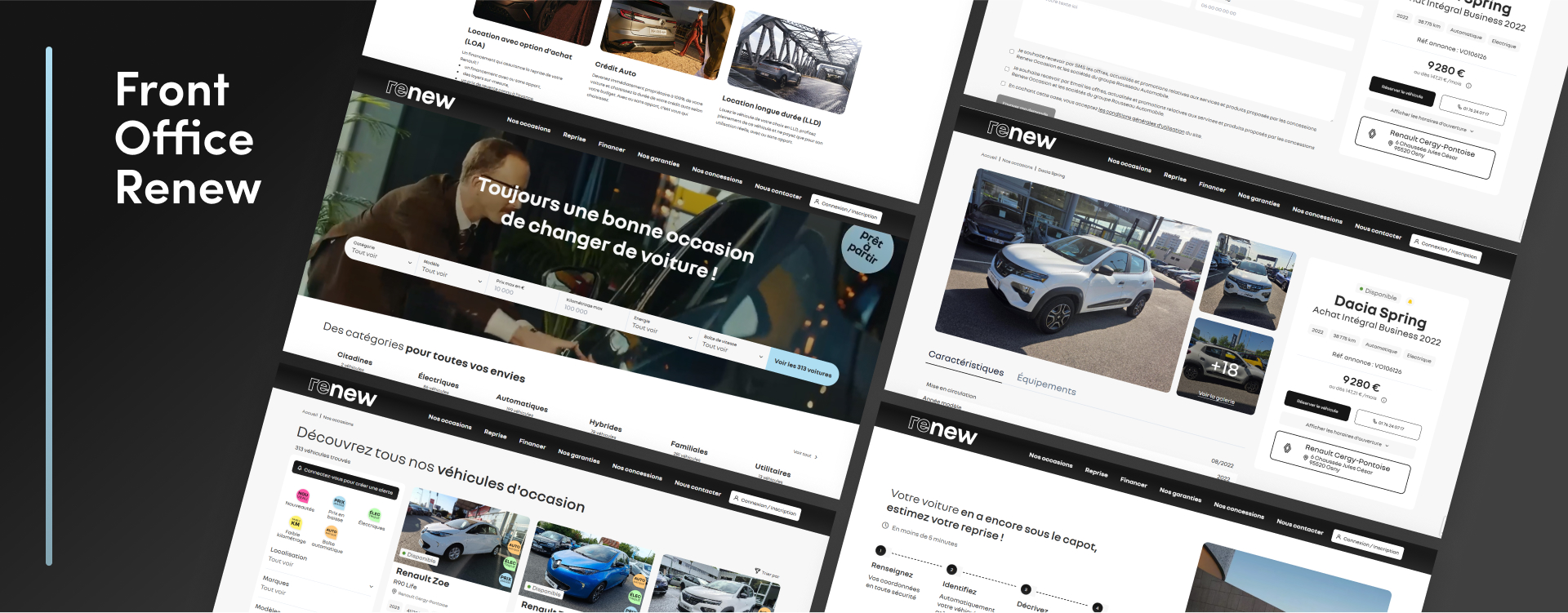 Site Symfony sur mesure Rousseau Automobile Carpole occasion gestion véhicules SEO optimisé