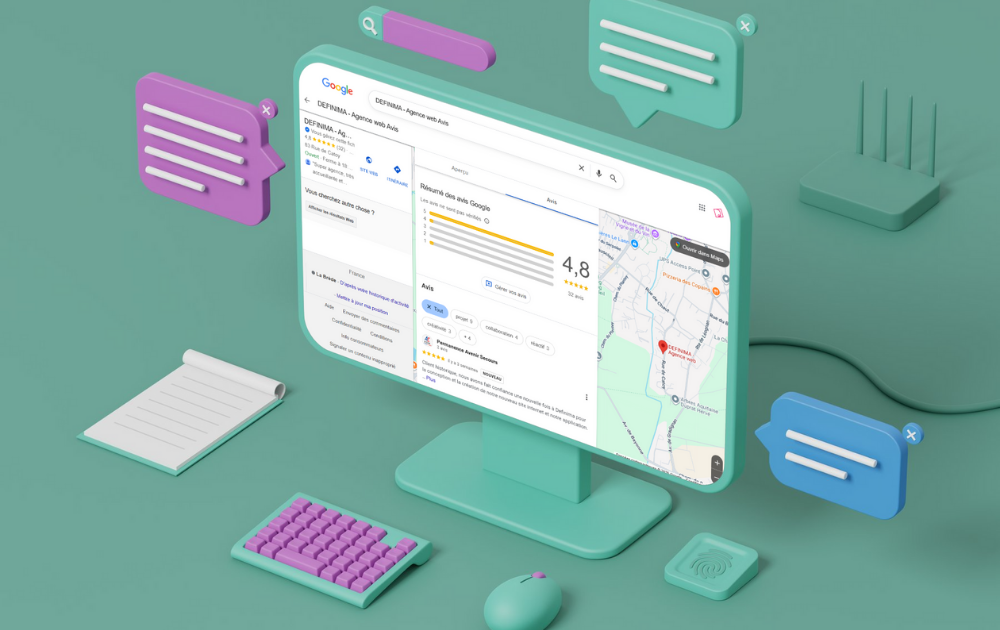 Avis Google impact visibilité locale entreprise crédibilité clients stratégie avis positifs gestion réputation