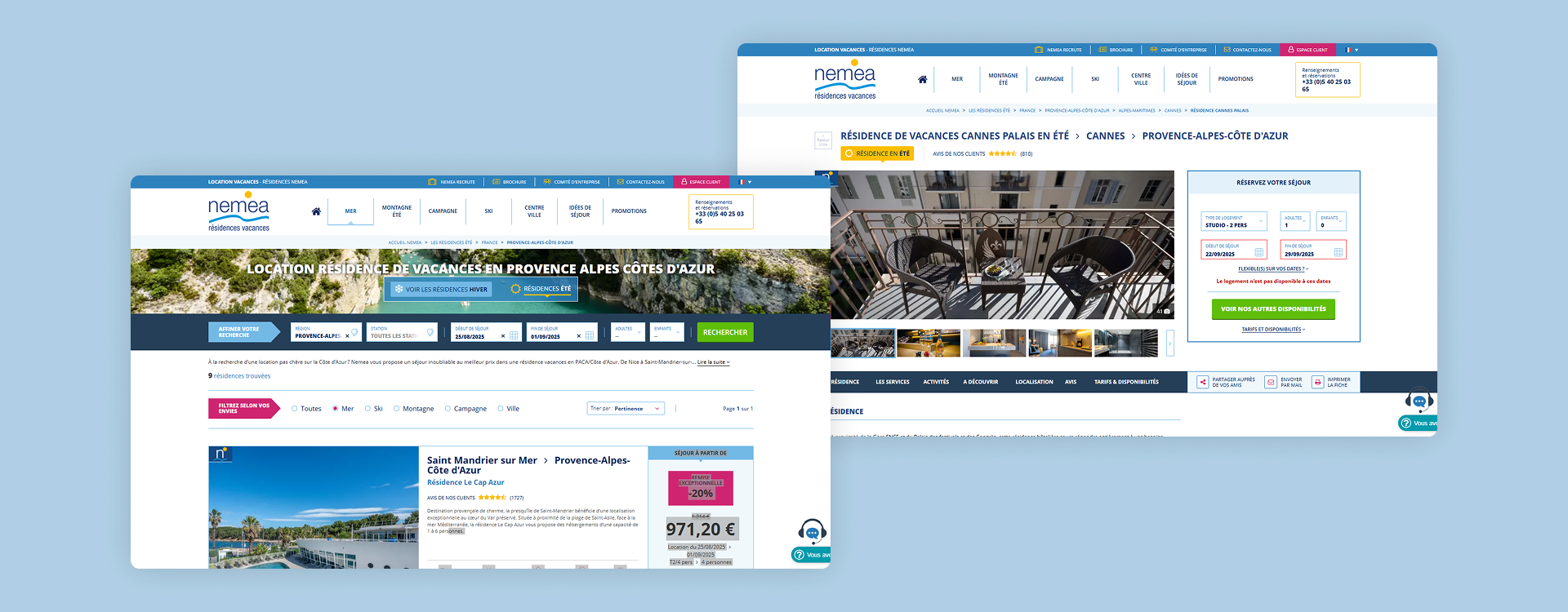 site internet location logement temps réel ergonomie ui ux néméa agence digitale bordeaux site internet location logement temps réel ergonomie ui ux néméa agence digitale bordeaux