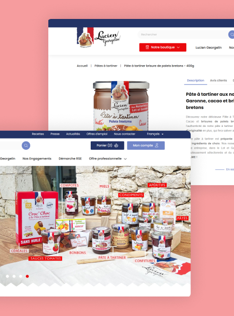 boutique en ligne prestashop lucien georgelin confitures patés confiseries modules avancés