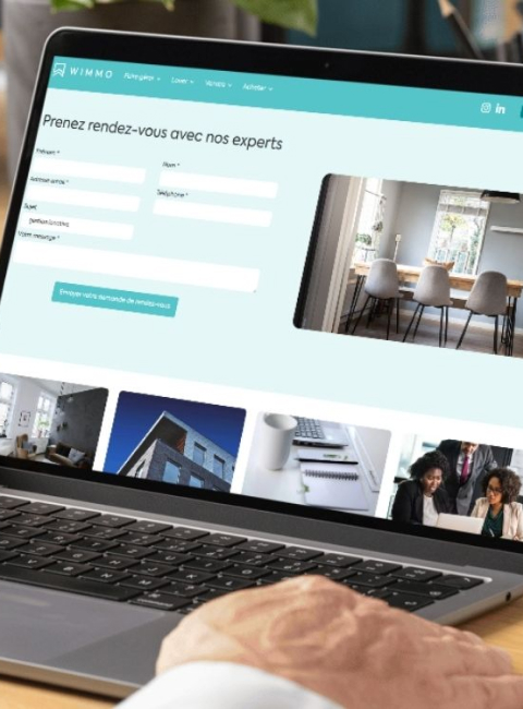 création agence digitale site wordpress connecté apimo avis clients stratégie seo immobilier pessac