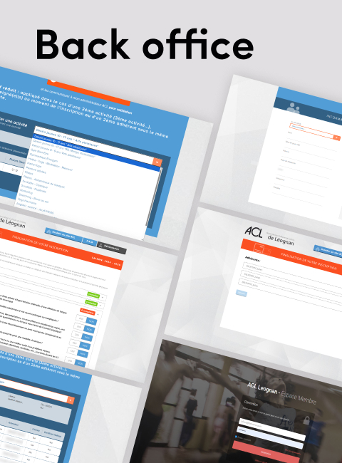 application métier ACL fonctionnalités helloasso api paiement inscription en ligne ergonomique