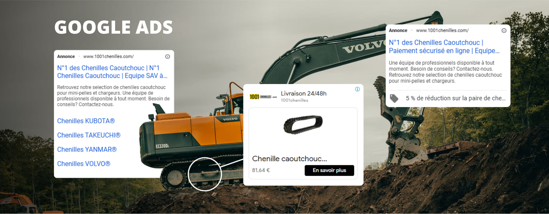 plateforme ecommerce b2b prestashop gestion catalogue import massif produits chenilles chantier