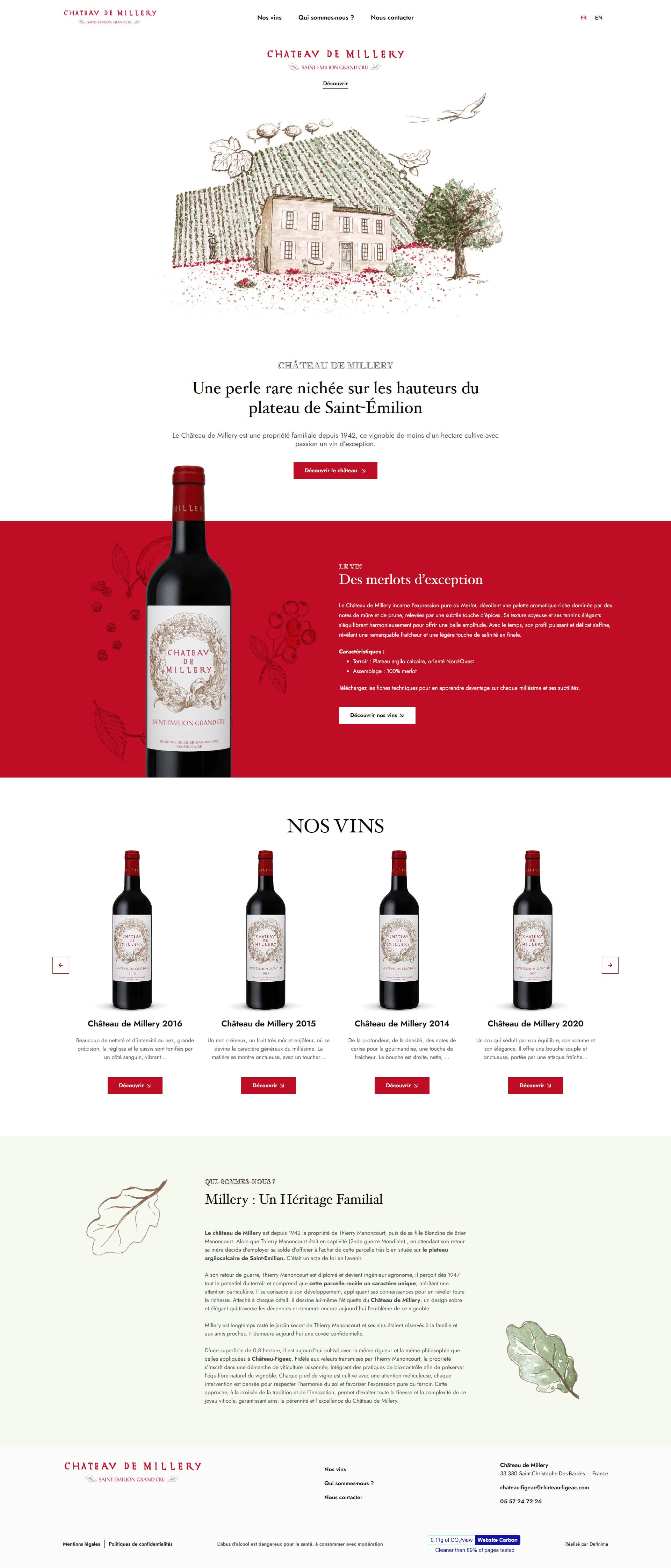 châteaux la fleur pourret millery identité visuelle terroir tradition modernité élégance digitale châteaux la fleur pourret millery identité visuelle terroir tradition modernité élégance digitale