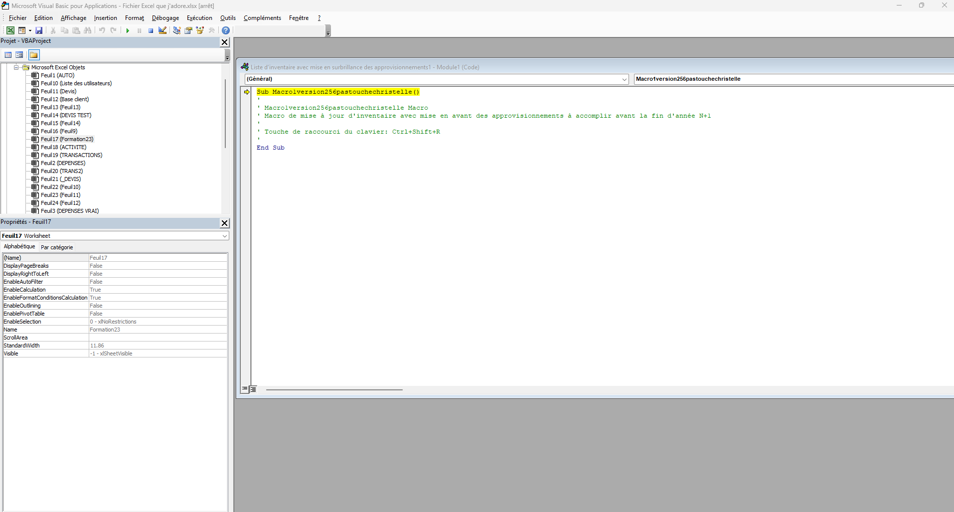 transformer Excel logiciel métier personnalisé tableau collaboratif sécurisé digitalisation process