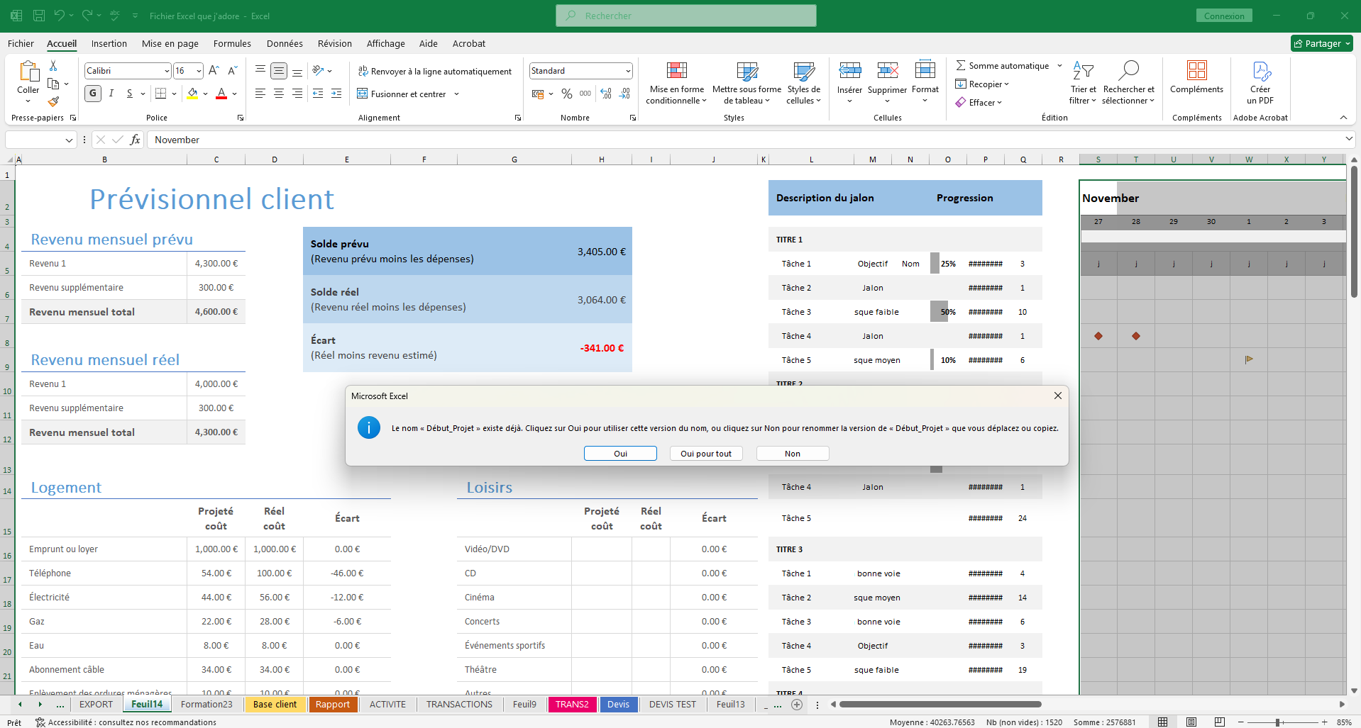 outil web professionnel entreprise automatisation Excel macros ERP CRM connecteur application