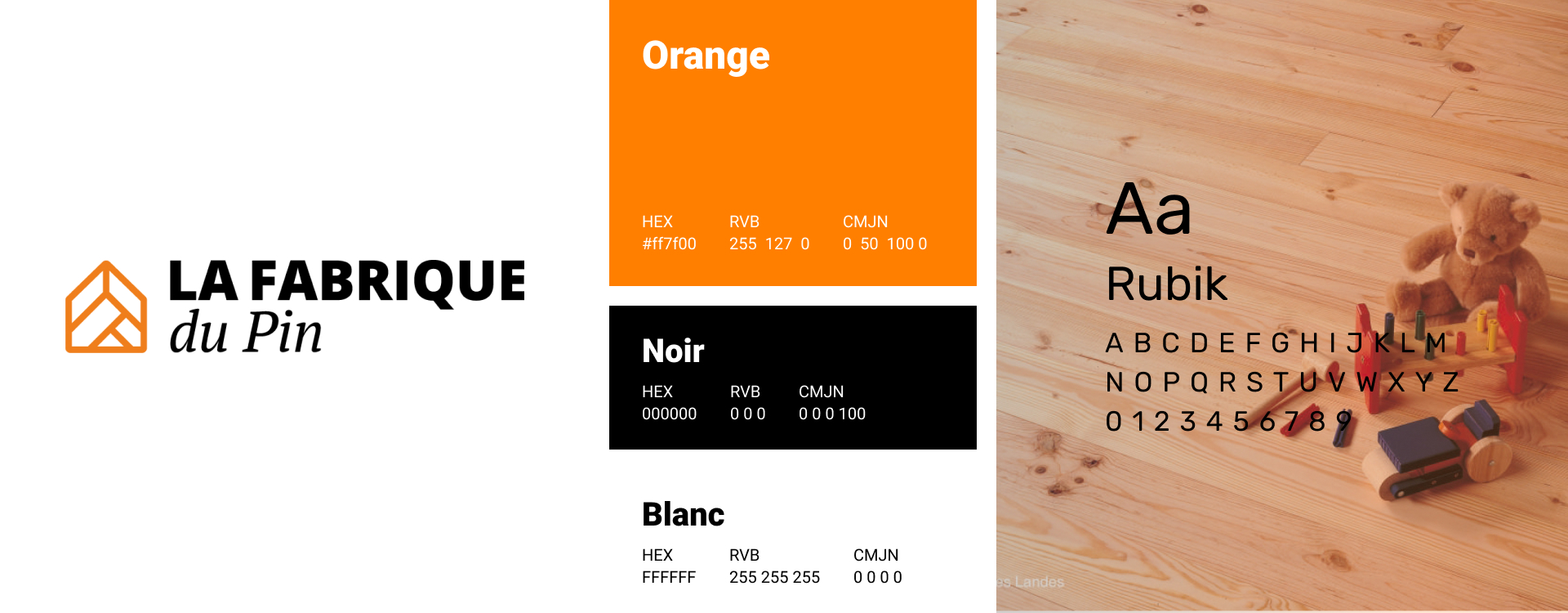identité visuelle fabrique du pin site e-commerce prestashop definima agence web bordeaux