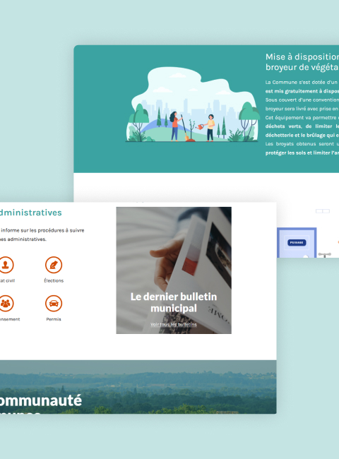 site institutionnel mairie budos wordpress design ux ui formation elementor maintenance simplifiée