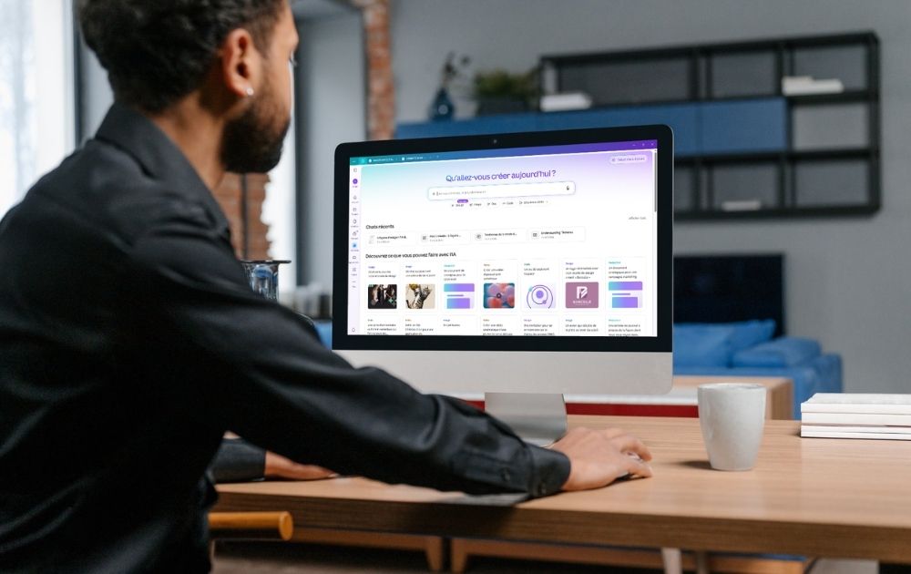 Design graphique création visuelle intelligence artificielle identité marque expérience utilisateur