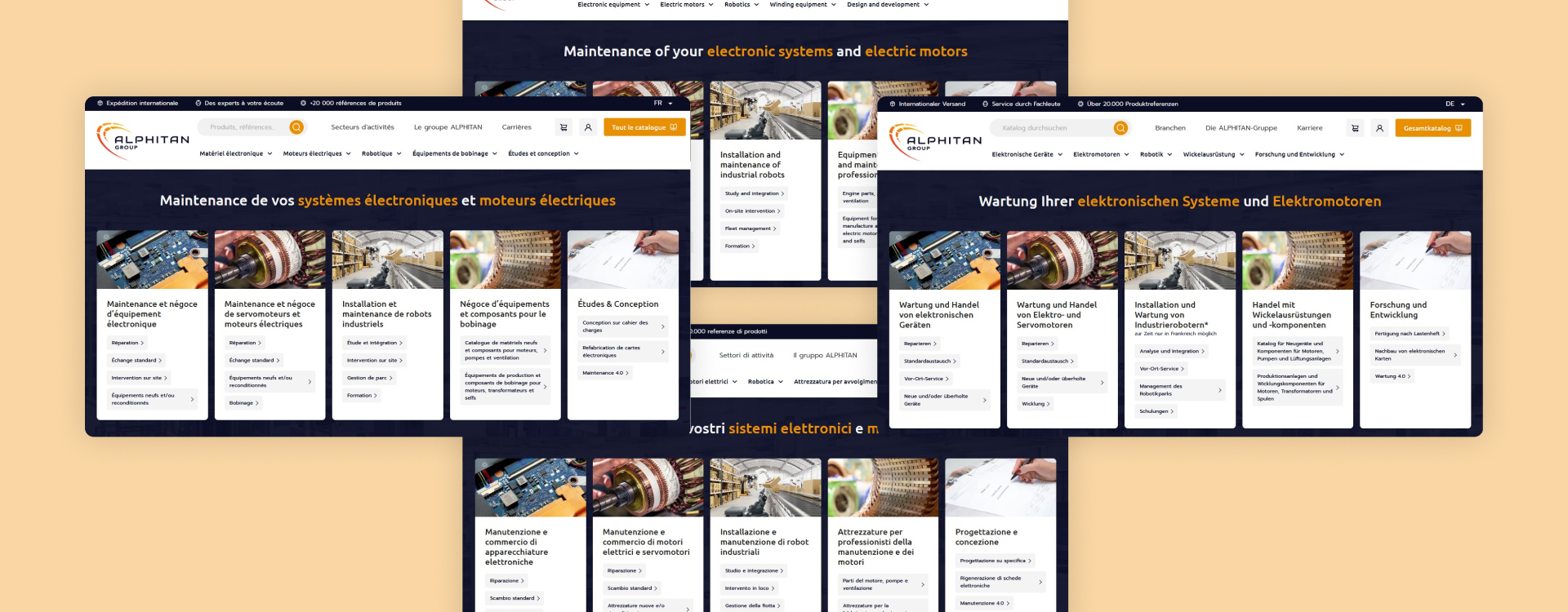 Interface API couplage ERP IFS synchronisation temps réel stocks catalogue pièces détachées B2B