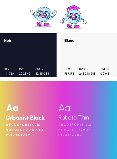 conception graphique site web onepage presentation outil elearning bouton acces plateforme lms