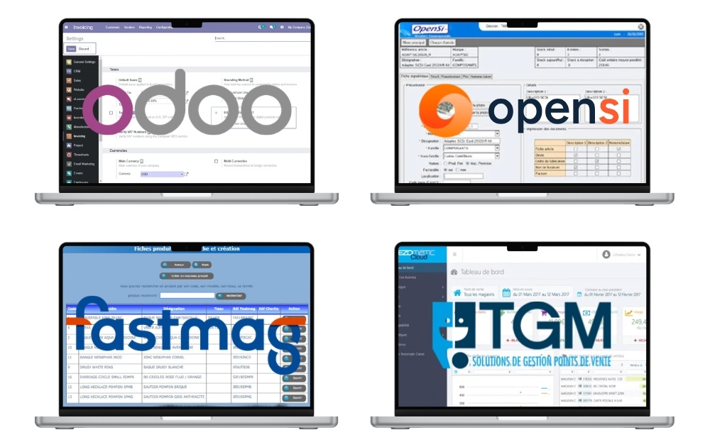 Odoo OpenSI FastMag TGM connecteurs API ENR