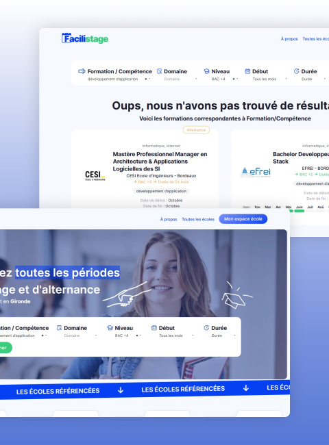 moteur recherche multicriteres algorithme indexation calendrier alternance stage bordeaux