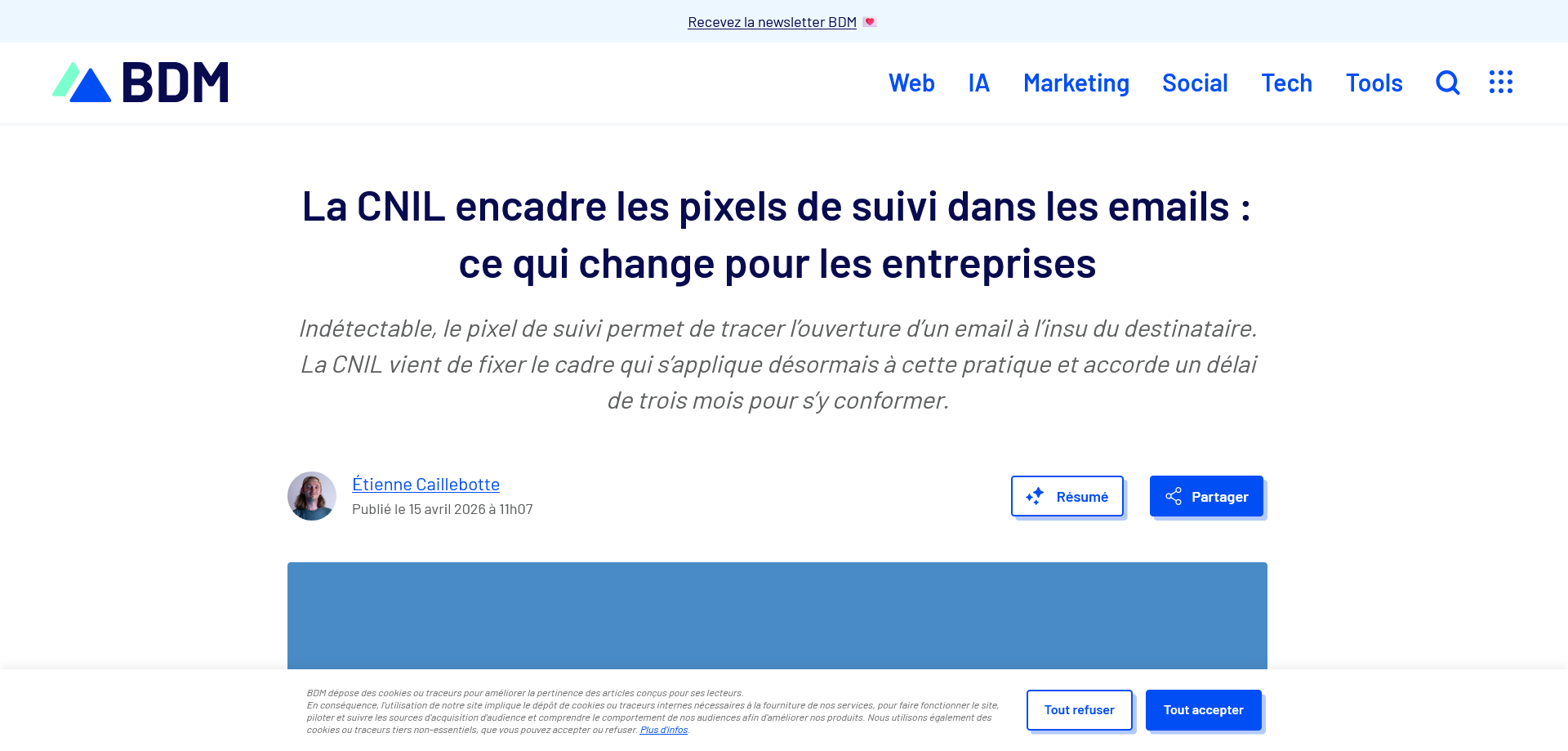Analyse du Blog du Modérateur sur les pixels de suivi et leur impact en webmarketing