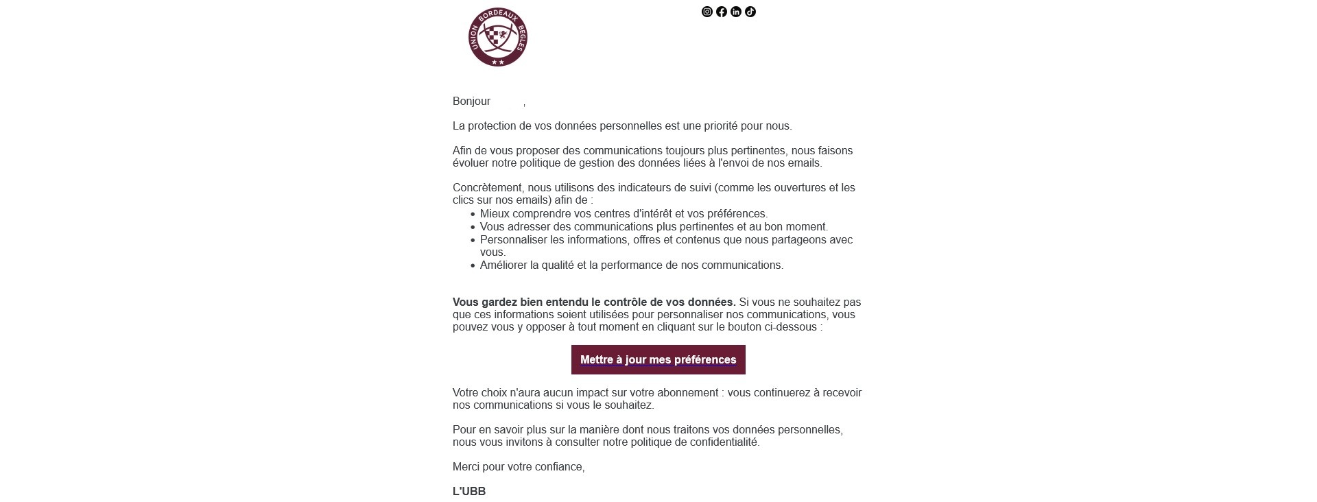 Emailing UBB : confiez votre stratégie de communication numérique à notre web agency bordeaux